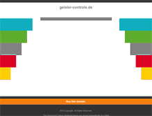 Tablet Screenshot of geisler-controls.de